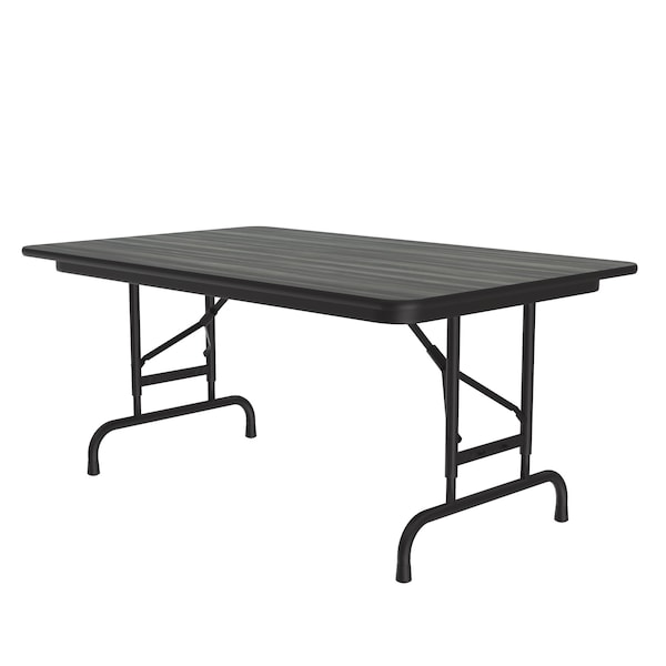 CFA Adjustable HPL Folding Tables 30x48 New England Driftwood